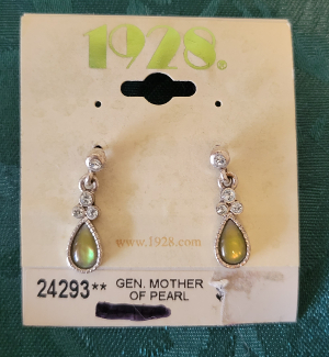 Mother of Pearl Teardrop Earrings